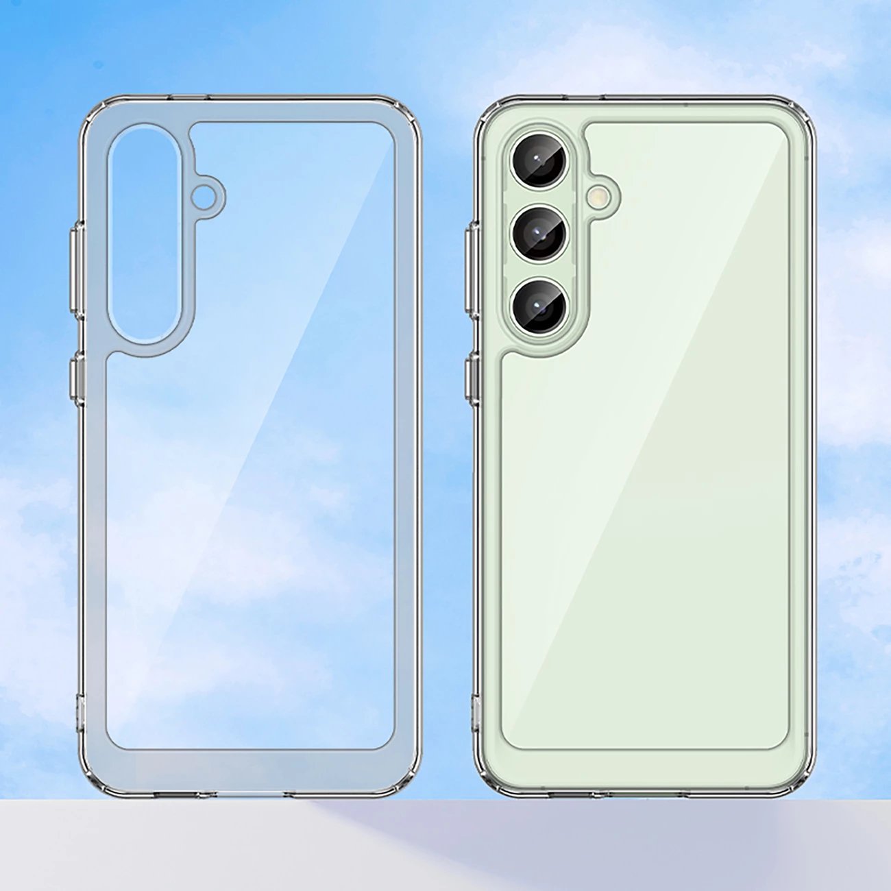 Mbështjellës Hurtel Outer Space Case për Samsung Galaxy S24 FE, Transparent