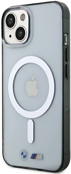 Mbështjellës BMW Silver Ring MagSafe për iPhone 15, Transparent