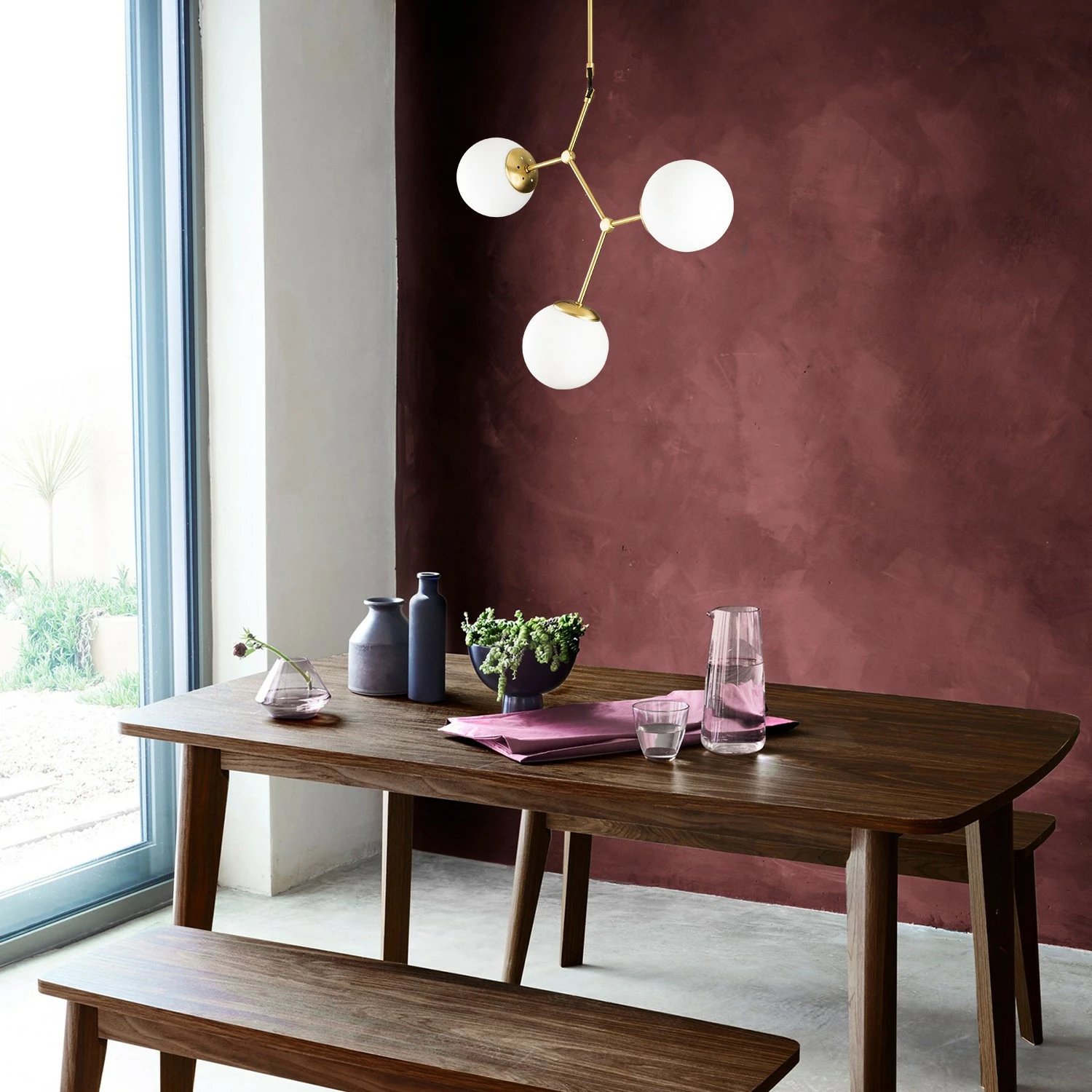 Llambë tavani moderne Opviq, Damar - 6317, ngjyrë e verdhë dhe e bardhë