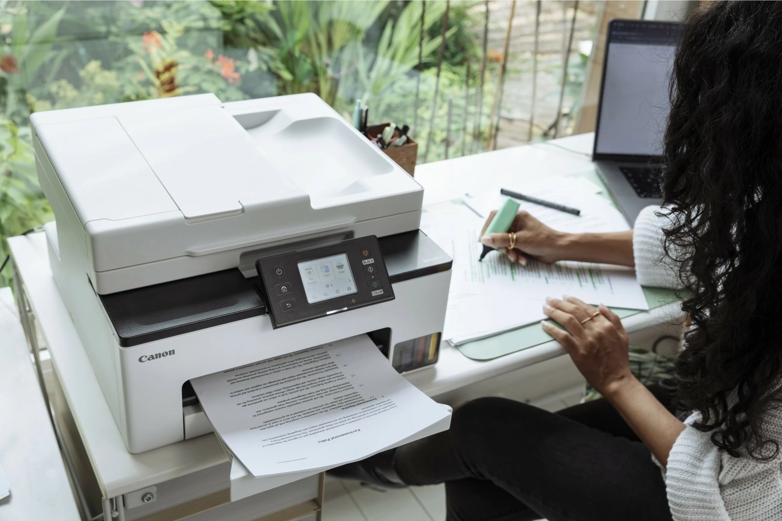 Printer Canon MAXIFY GX2050, Inkjet, Printim me ngjyra, 600 x 1200 DPI, Kopjim me ngjyra, A4, E zezë, E bardhë