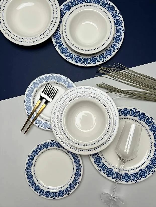 Set enësh për drekë, 16 copë, Hermia Concept, BNS16YKPRS1020