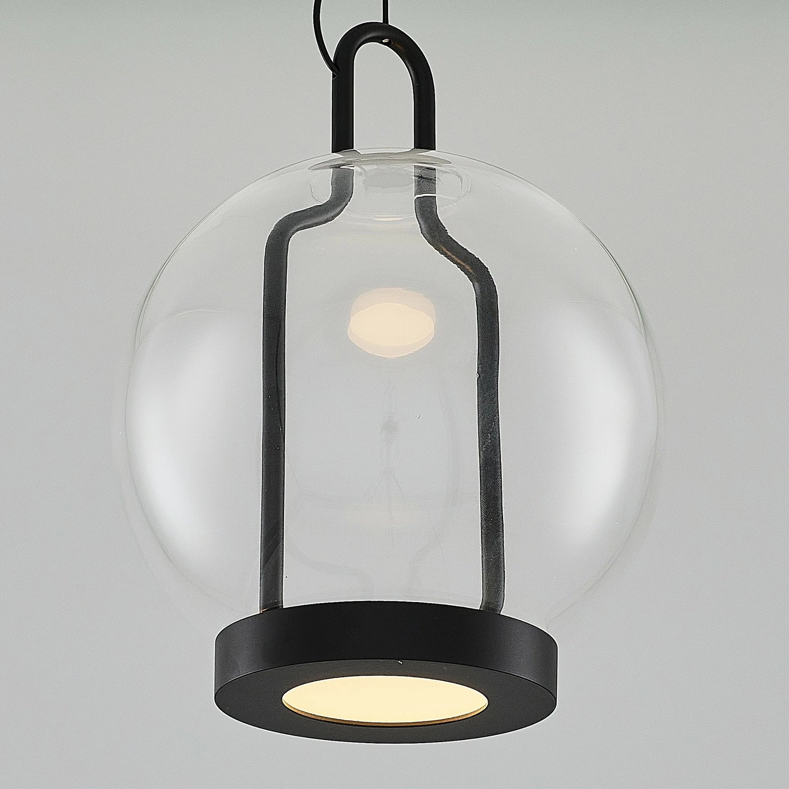 Llambë tavani Opviq, metal i zi, 3434-1A-19