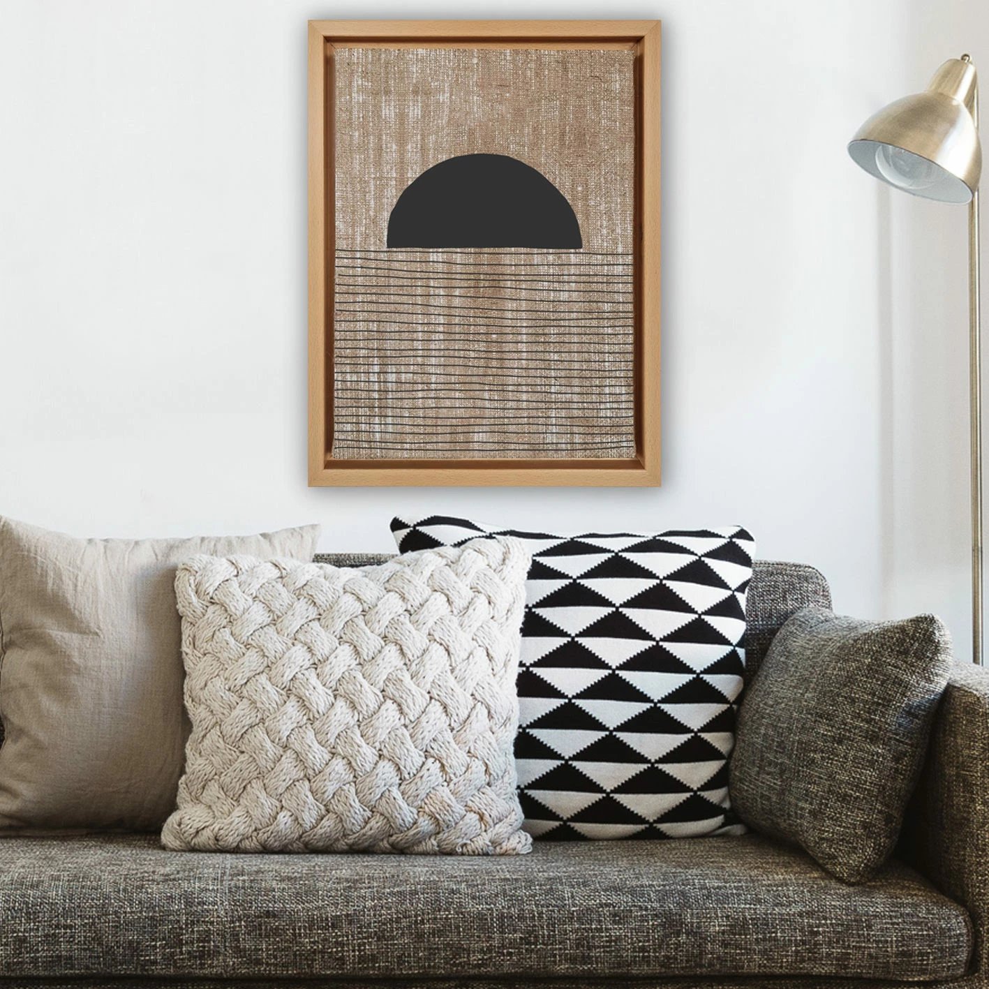 Pikturë dekorative në kanavacë Wallity, shumëngjyrëshe, LNJ617674513734 - 4666, 46x66cm