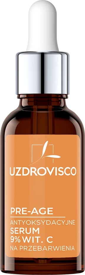 Serum për fytyrë për femra UZDROVISCO Pre-Age Antioxidant 9% Vitamin C, 30ml