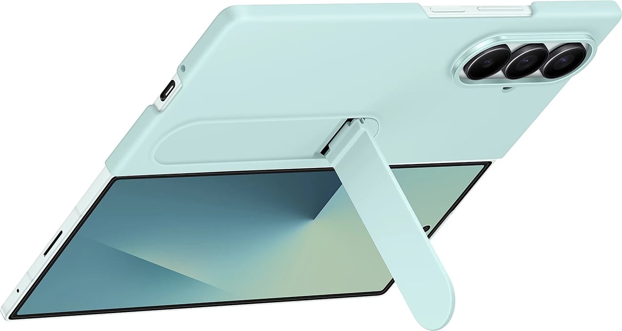 Mbështjellës Samsung Silicone për Galaxy Z Fold7, i kaltër i çelët
