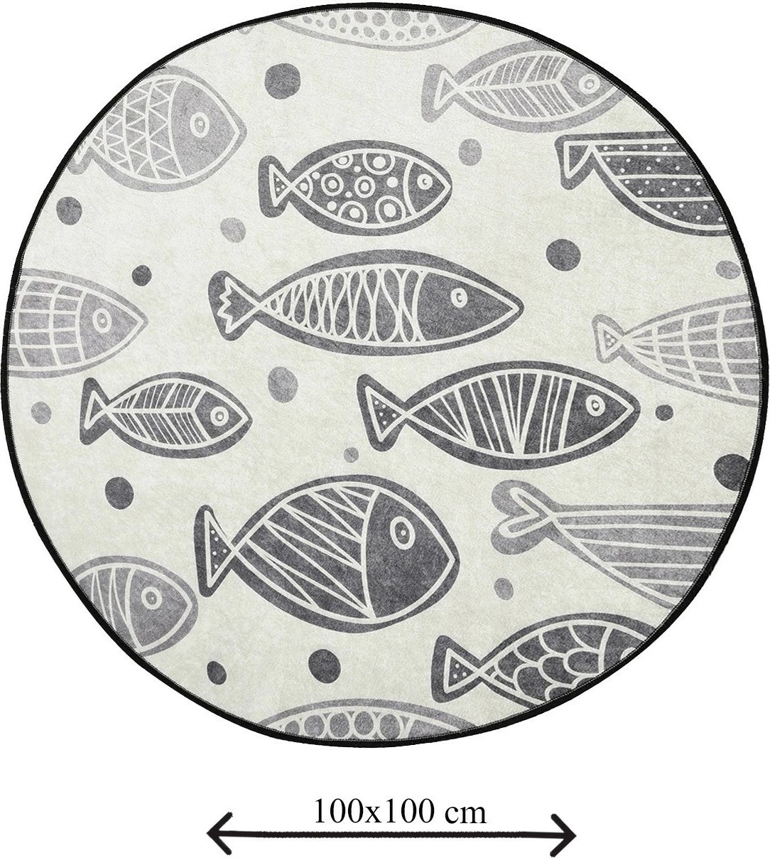 Qilim banjoje Mijölnir, Fish Djt, i bardhë (100)