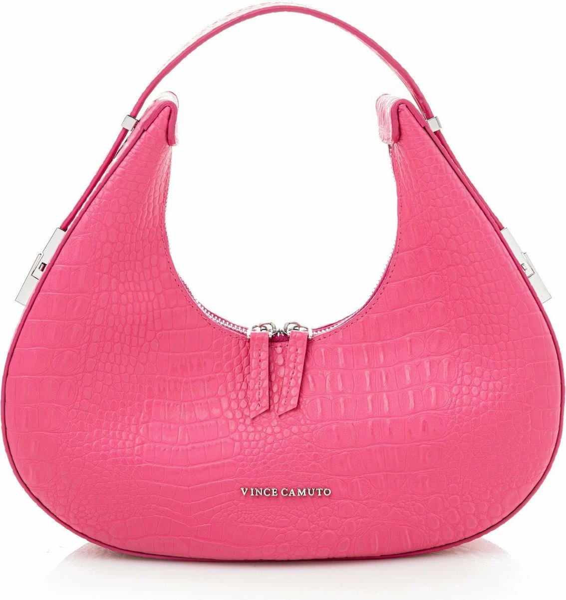 Çantë krahu Vince Camuto, Riviera - Croco Fuchsia