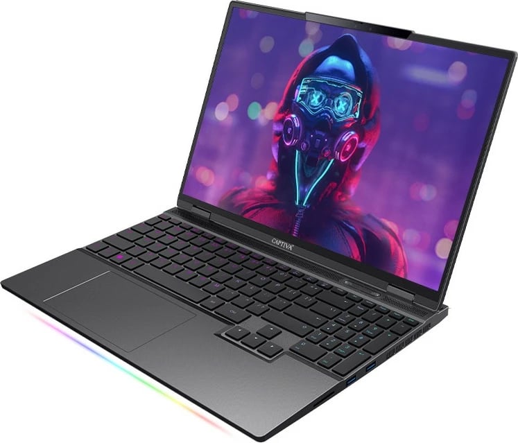 Laptop gaming Captiva Advanced Gaming I86-221, Core i7-13620H, 32GB, 1TB SSD, RTX4050, 15.3 inch, e zezë