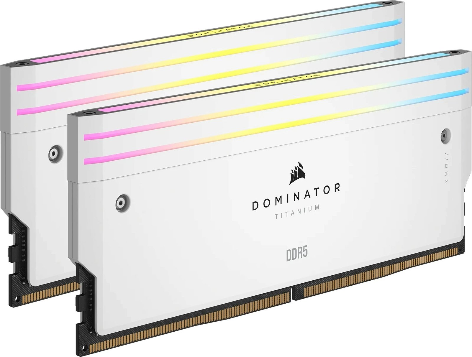 RAM Memorje Corsair Dominator Titanium 64GB (2x32GB) DDR5 6400MHz RGB e bardhë