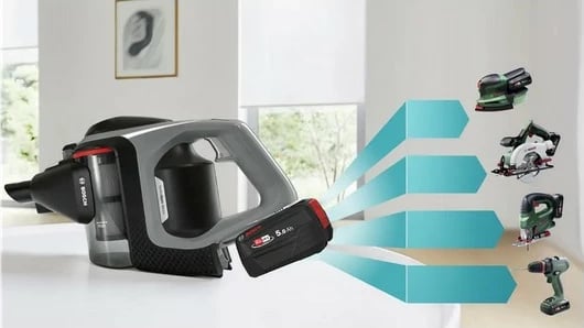 Fshesë me korrent Bosch Serie 8 BSS825MULT, 2-në-1, pa qese, Gri Fshesë me korrent Bosch Serie 8 BSS825MULT, 2-në-1, pa qese, Gri