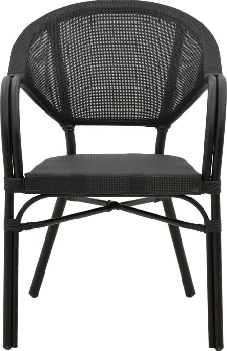 Karrige Elyza alumini i zi-tekstilen i zi 57x62x84cm