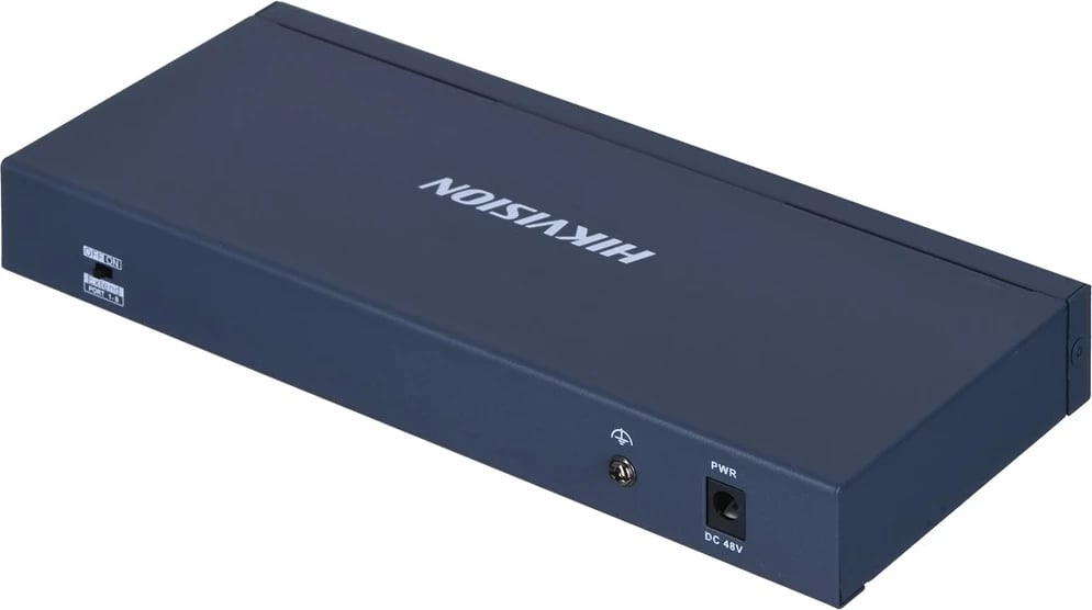 Switch Hikvision DS-3E0310HP-E, 8 porta Fast Ethernet, 2 porta Gigabit, PoE, Blu