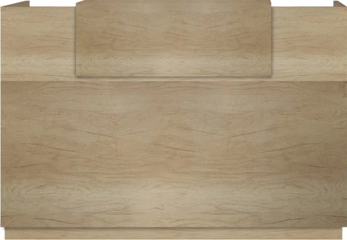 Banak recepsioni Lotus, ngjyrë natyrale, 180x70x110cm