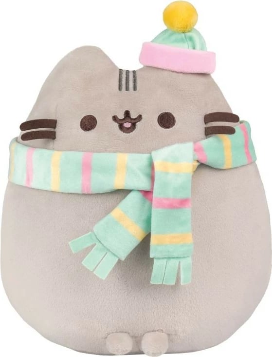 Lodër pelushi Pusheen Cozy Winter, Daffi, 23 cm, bezhë, shumëngjyrëshe