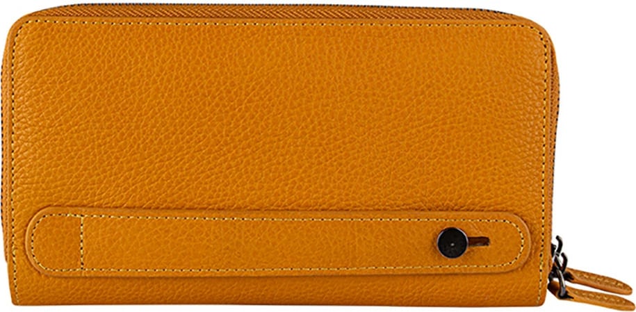 Portofol unisex Zoozie Bags, ngjyrë mustard, Orleans