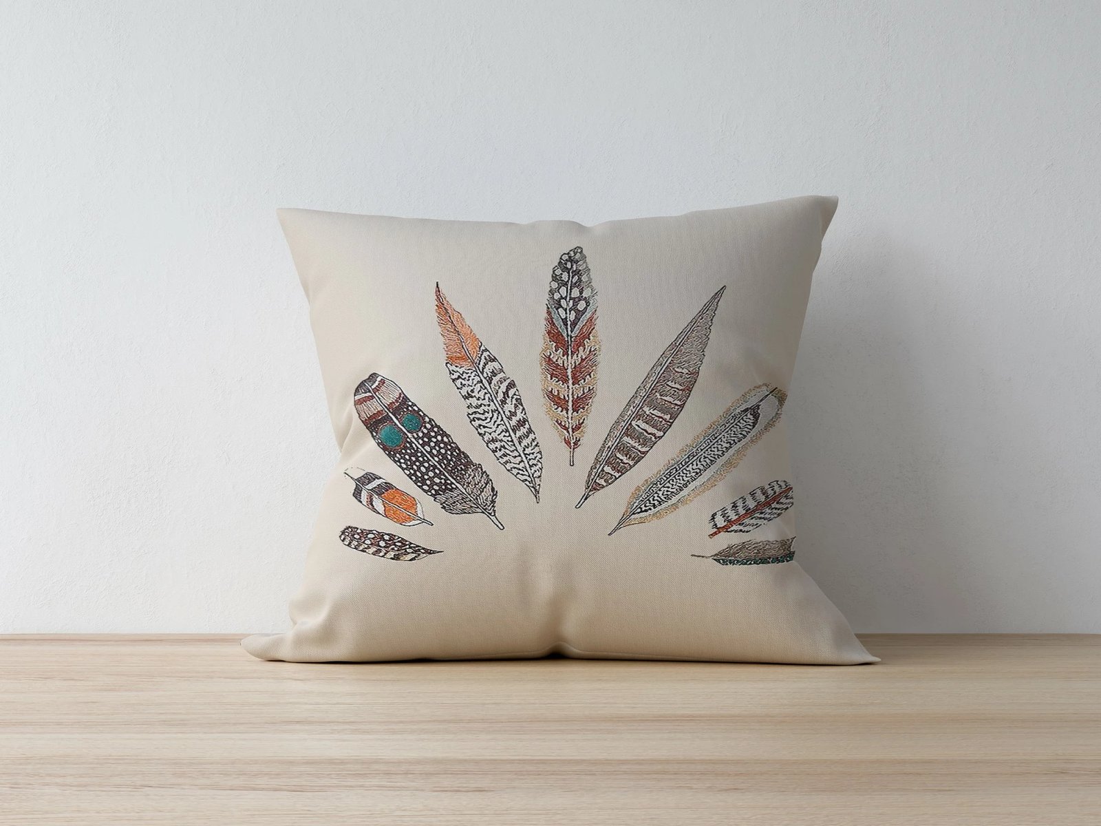 Jastëkëmbulesë Aberto Design, a1144, shumëngjyrëshe, 43x43cm