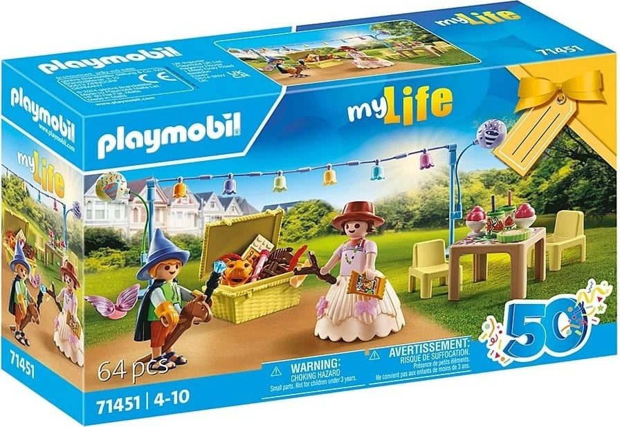 Set figurina Playmobil My Life 71451, 64 pjesë, për festa me kostume