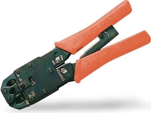 Mjet krimpimi universal Digitus DN-94004 për RJ11, RJ12, RJ45, portokalli