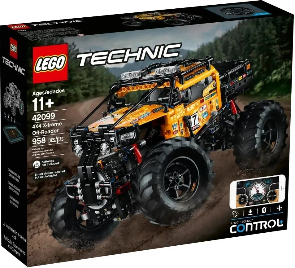 Set LEGO Technic 4X4 X-treme Off-Roader 42099, Portokalli Set LEGO Technic 4X4 X-treme Off-Roader 42099, Portokalli