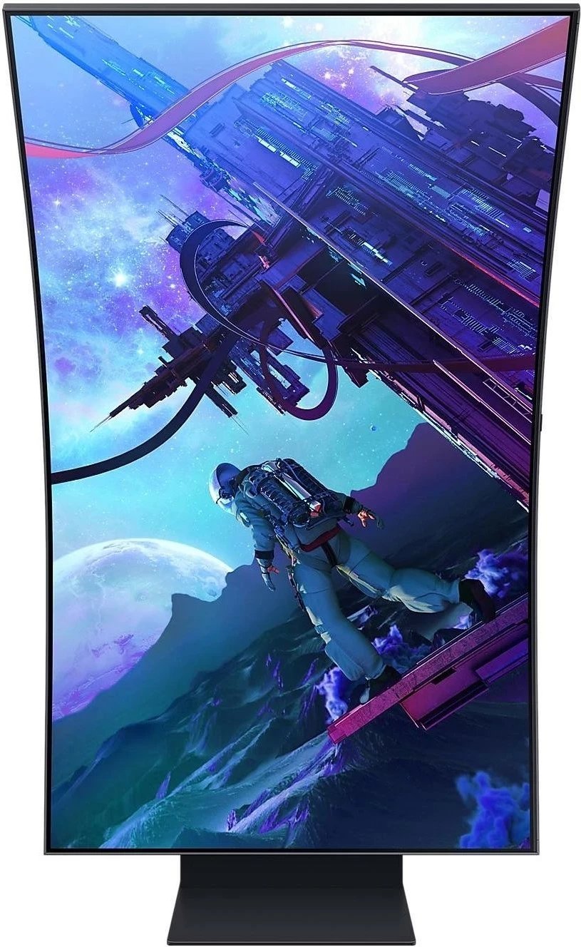 Monitor Samsung Odyssey Ark G9, 55", VA Curved, 4K, Mini LED, 165Hz, HDR10+, e zezë