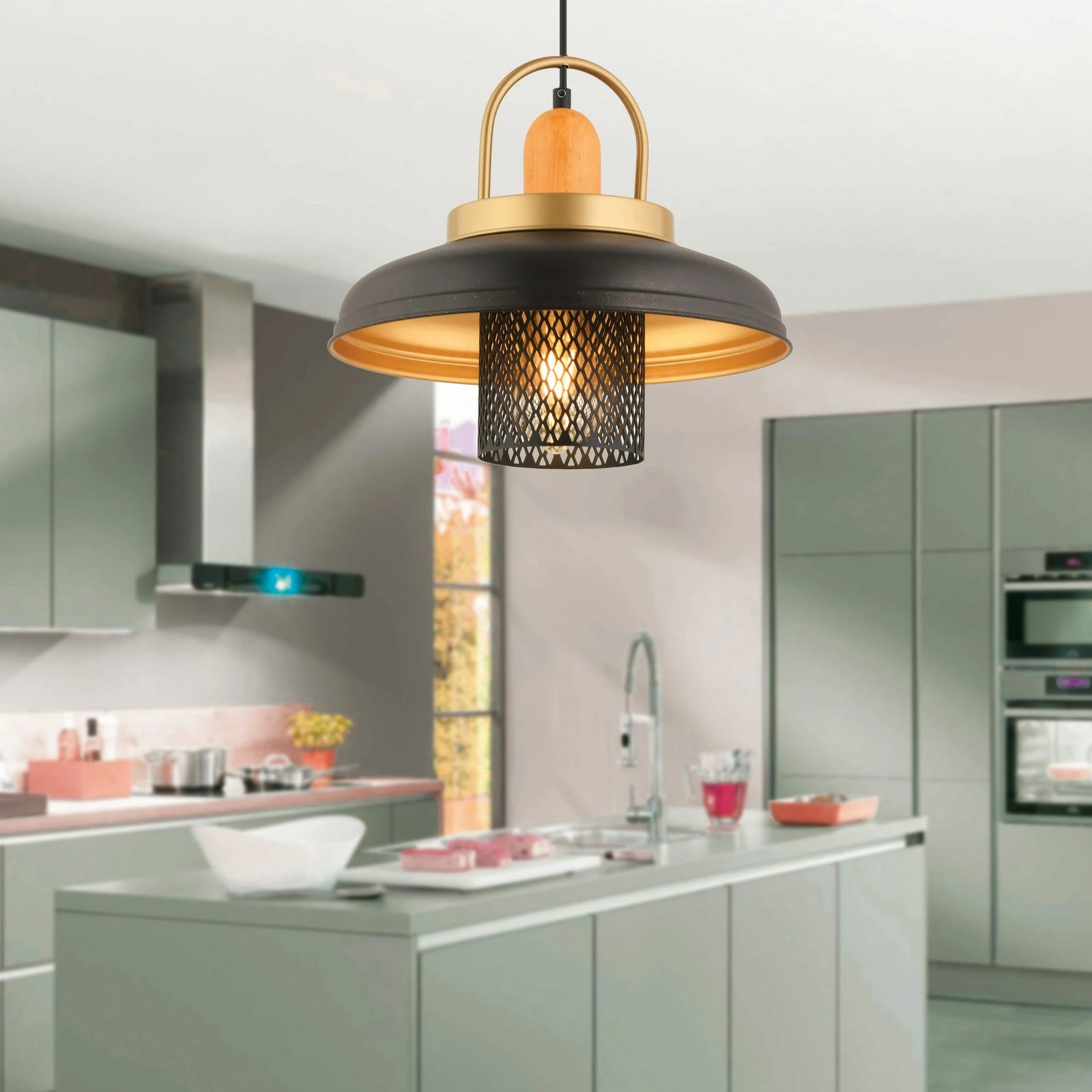 Llambë tavani Opviq, YM-4, metal, e zezë Llambë tavani Opviq, YM-4, metal, e zezë