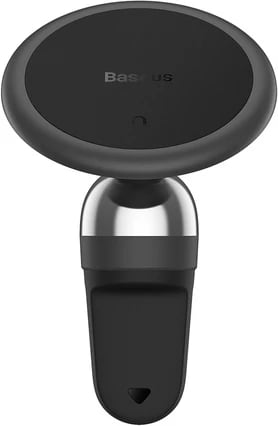 Mbajtës magnetik për celular Baseus C01 Overseas Edition për ventilator të makinës, i zi