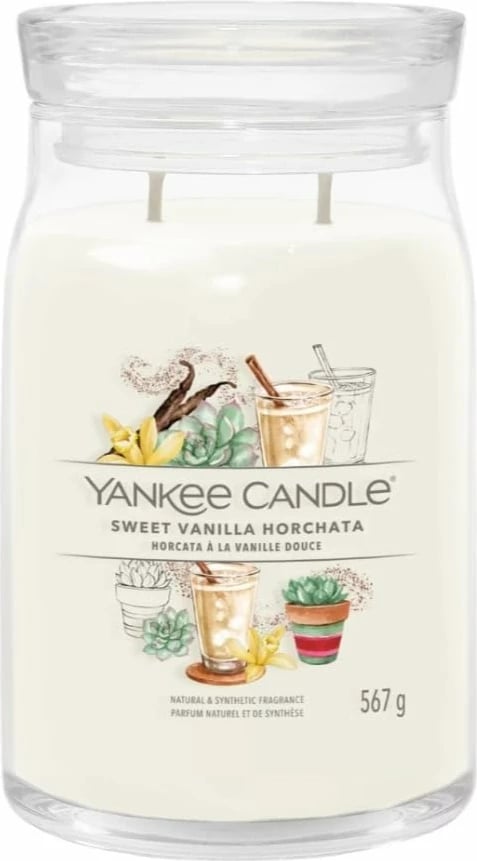 Qiri aromatik Yankee Candle Sweet Vanilla Horchata 567g
