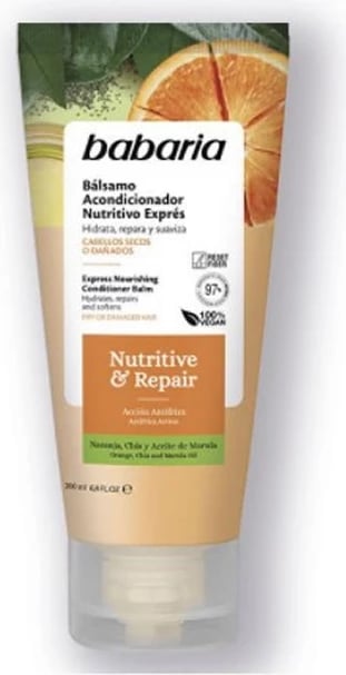 Balsam flokësh Babaria Nutritive & Repair Express, unisex, 200ml