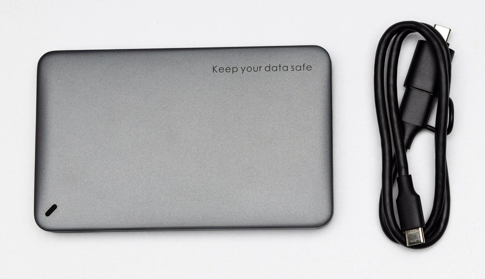 Case për Hard Disk Tech Time 2.5'' Transparent Hdd enclosure SATA 5G/USB A TO Type-C 0.5m Length Cable