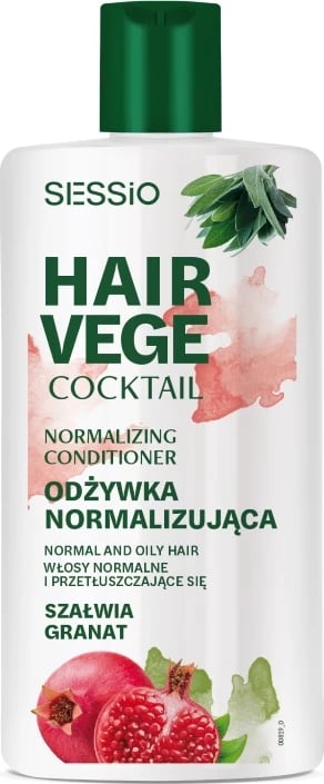 Kondicioner për flokë Sessio Hair Vege Cocktail Normalizing për femra Sherebelë dhe Shegë 300g