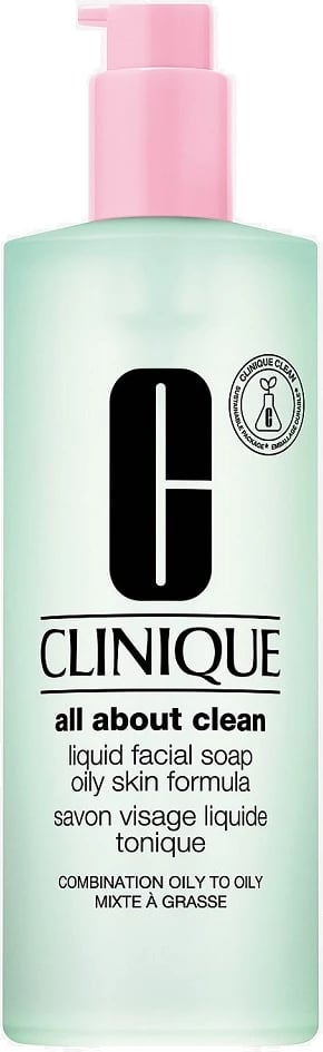 Mydël për fytyrë të lëngshme për femra Clinique All About Clean Liquid Facial Soap Oily 400ml
