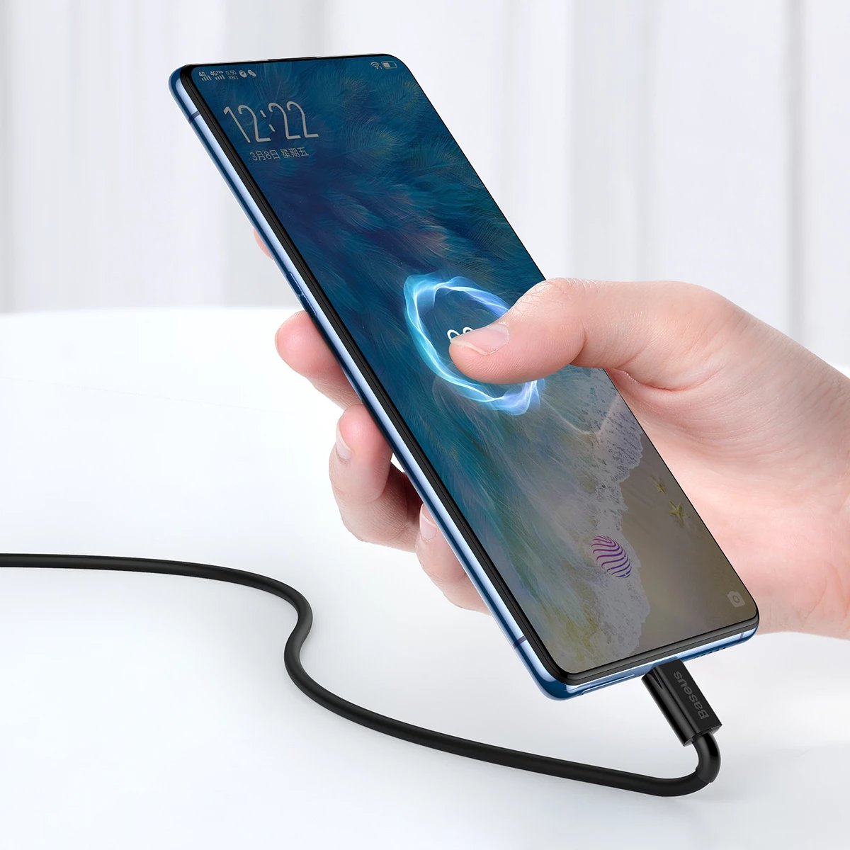 Kabllo Baseus Superior CAMYS-A01, USB-A në micro USB, 2m, e zezë