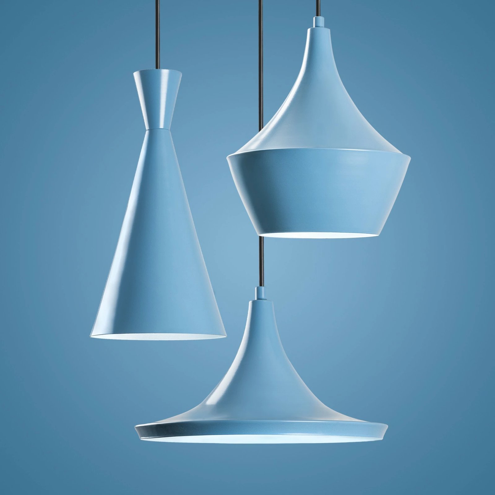 Llambadar Opviq, Tom - 3556, ngjyrë kaltër e çelët