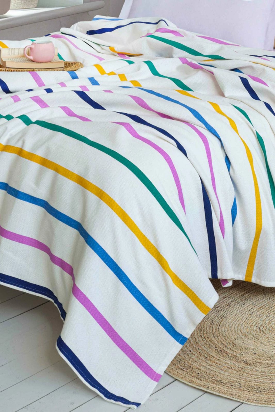 Set piké dopio Funny, ngjyrë e verdhë dhe lejla