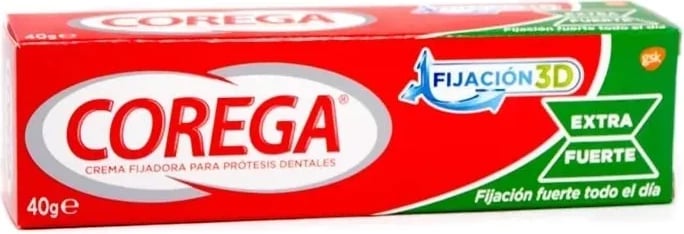 Krem fiksues për proteza dentare Corega Extra Strong 40g
