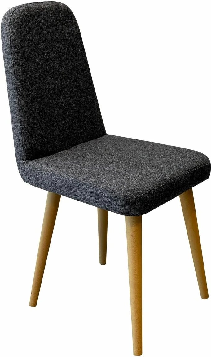 Tavolinë me karrige, set 5 pjesësh, ngjyrë lis dhe antracit, Skye Decor, Vina Mini 02 1053