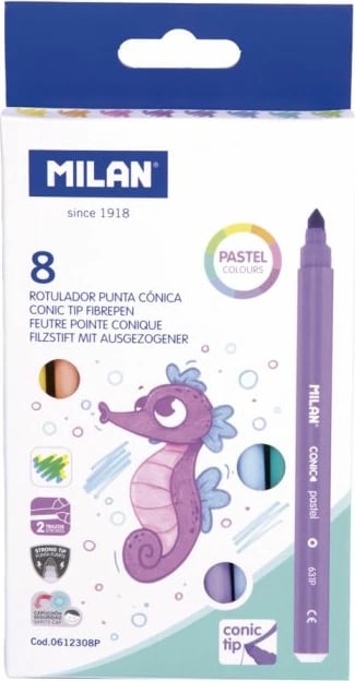 MILAN FLLAMASTERA PASTEL 1/8 0612308P