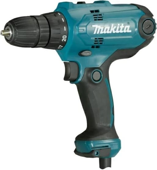 Vidafiks Makita DF0300, 1500 RPM, pa çelës, 1.2 kg, zi/blu