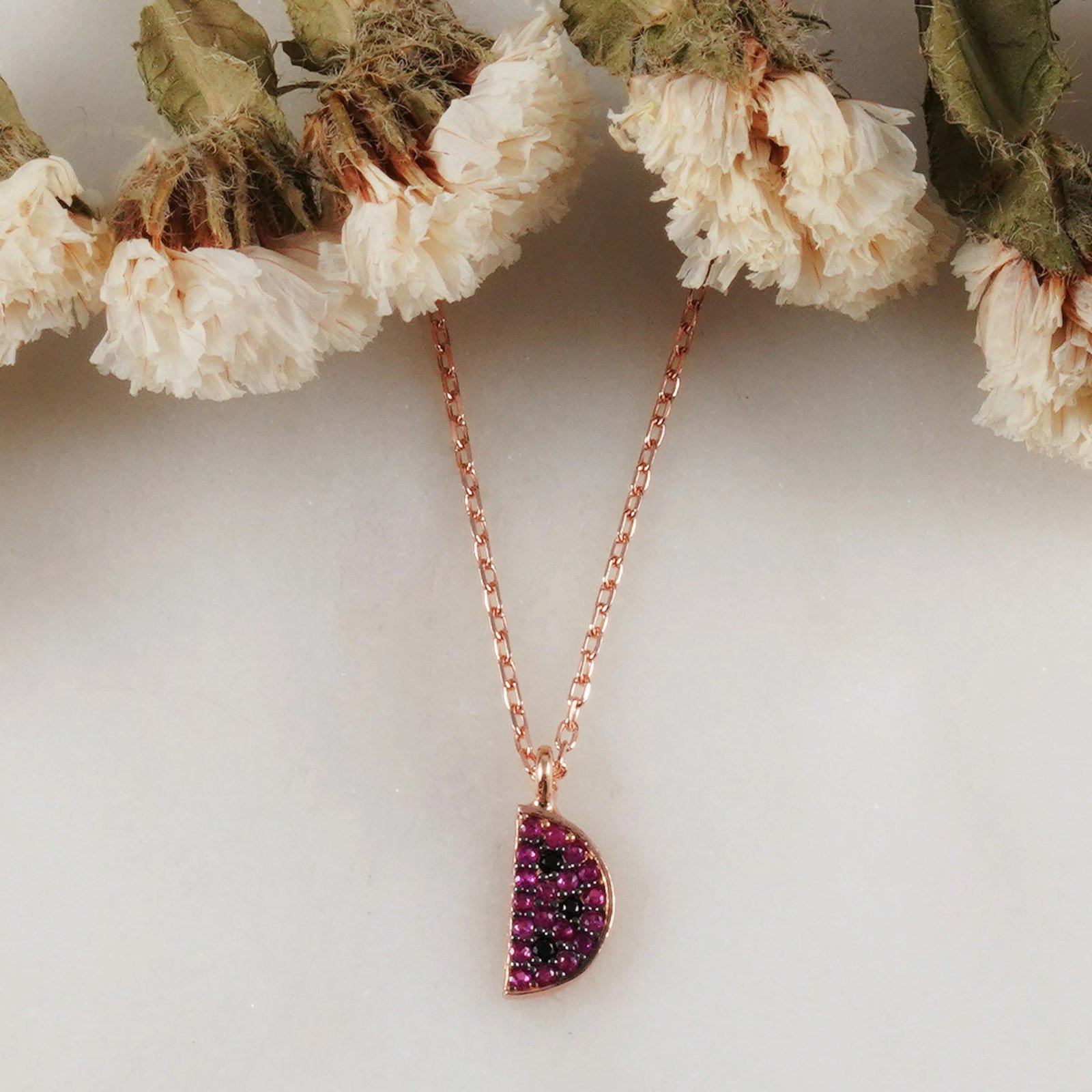 Qafore argjendi, ngjyrë rozë e artë dhe rozë, Jumeon, 10228KRPZ