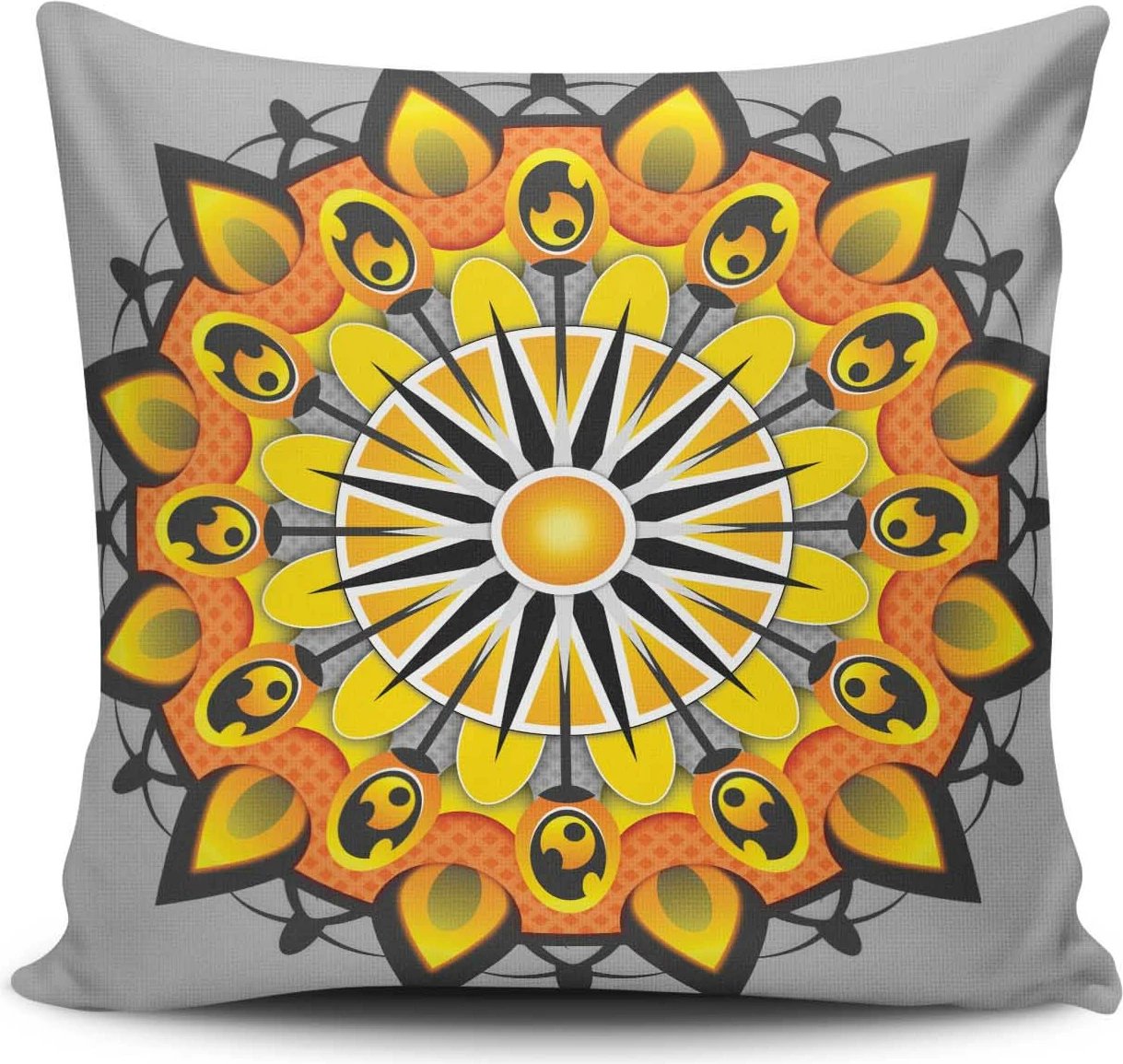 Jastëk Aberto Design, MANDALA-22, shumëngjyrësh, 43x43cm