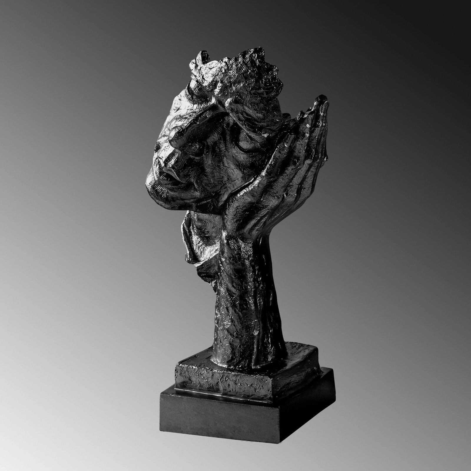 Objekt dekorativ Evila Originals, Yak-030-C, ngjyrë e zezë