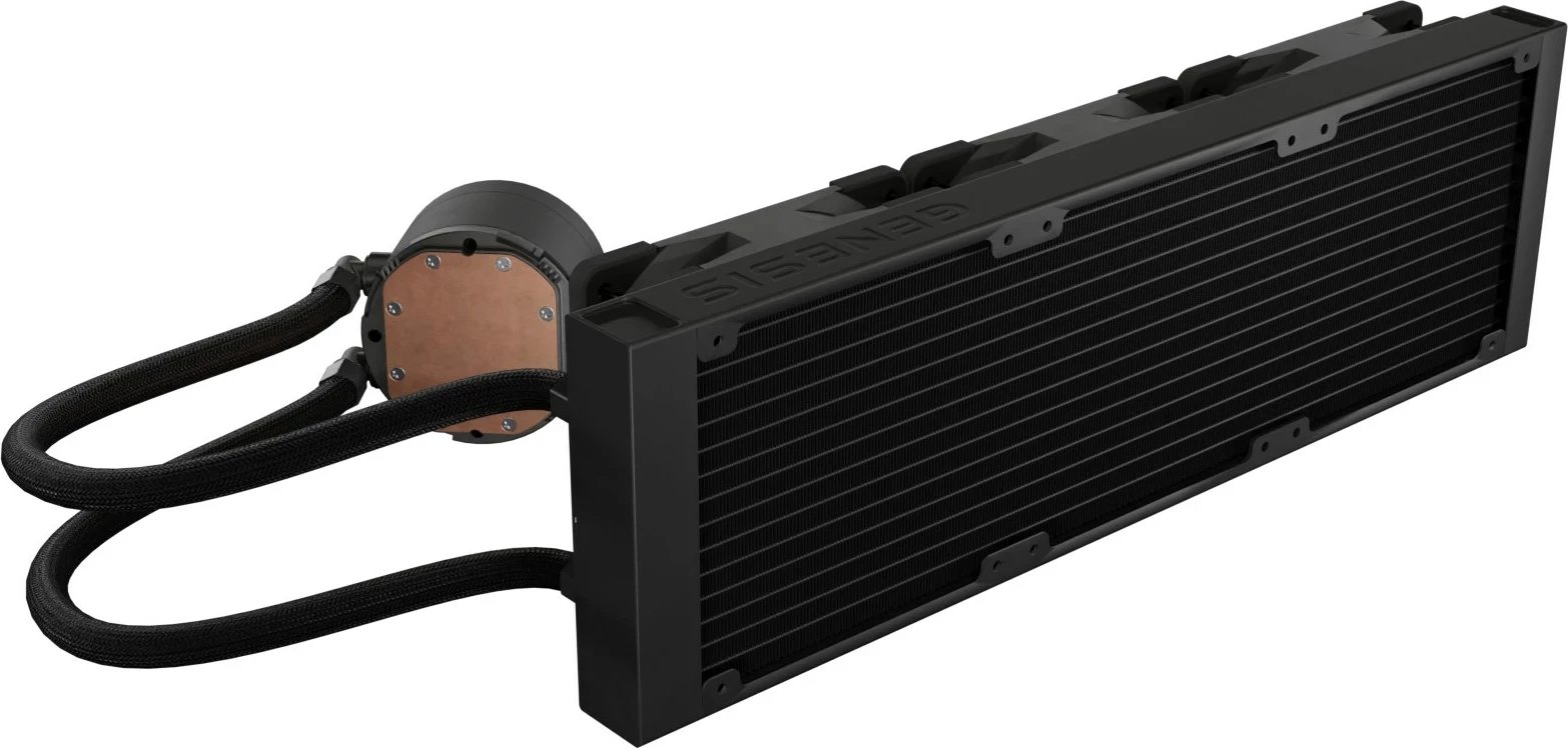 Sistem ftohës me lëng për kasë kompjuteri GENESIS NLG-2321, 3 ventilatorë, RGB, i zi