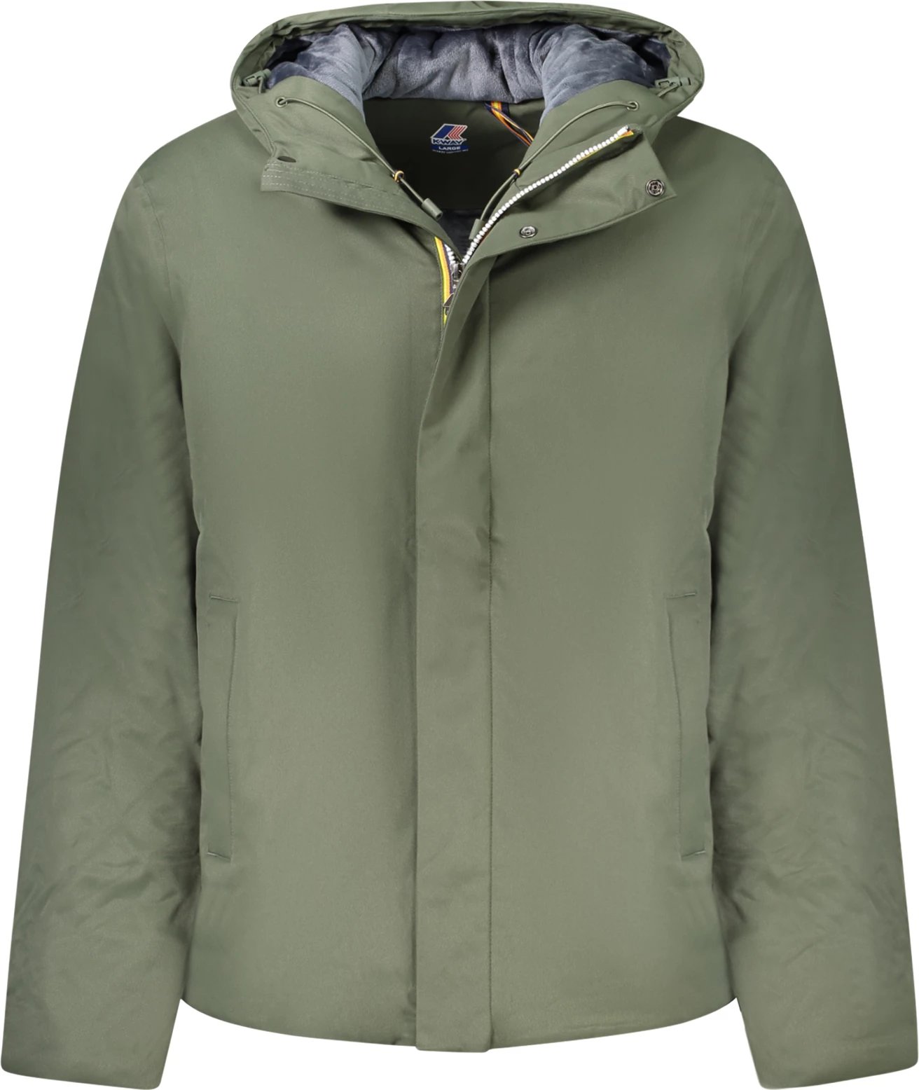 Jakne K-WAY për meshkuj, e gjelbër