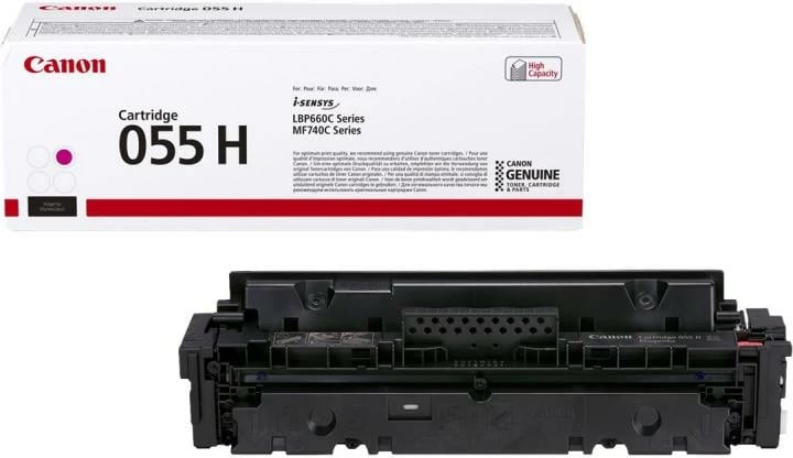 Toner Canon 055H 3018C002/3018C004 kapacitet i lartë 5500-8800 faqe magenta