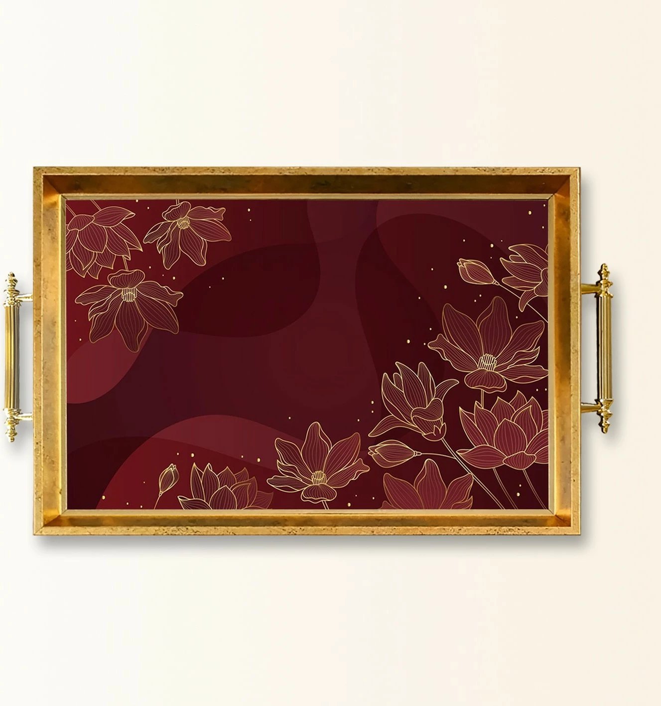 Tabaka dekorative prej qelqi, shumëngjyrëshe, TPEA9765 Tabaka dekorative prej qelqi, shumëngjyrëshe, TPEA9765