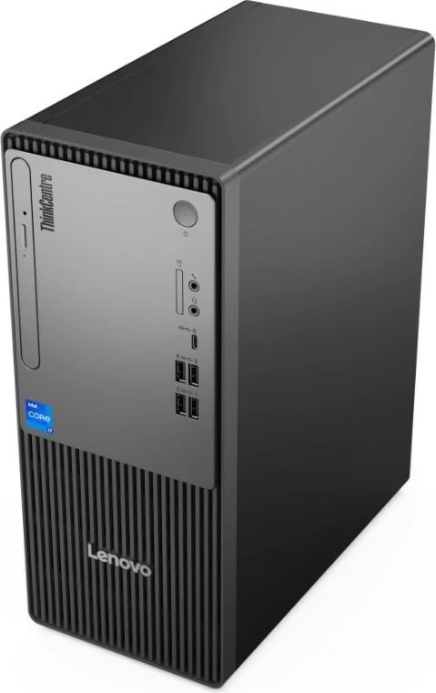 Kompjuter desktop Lenovo ThinkCentre neo 50t Gen 5 12UD0031PB i3-14100 8GB RAM 256GB SSD Windows 11 Pro, e zezë, me maus dhe tastierë Kompjuter desktop Lenovo ThinkCentre neo 50t Gen 5 12UD0031PB i3-14100 8GB RAM 256GB SSD Windows 11 Pro, e zezë, me maus dhe tastierë
