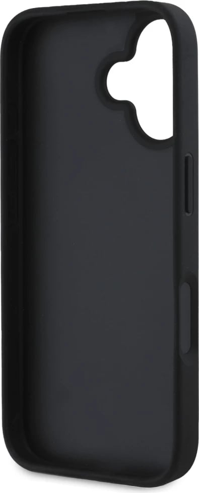Mbështjellës Guess Grained Big 4G Logo Small Classic Logo për iPhone 16, e zezë Mbështjellës Guess Grained Big 4G Logo Small Classic Logo për iPhone 16, e zezë