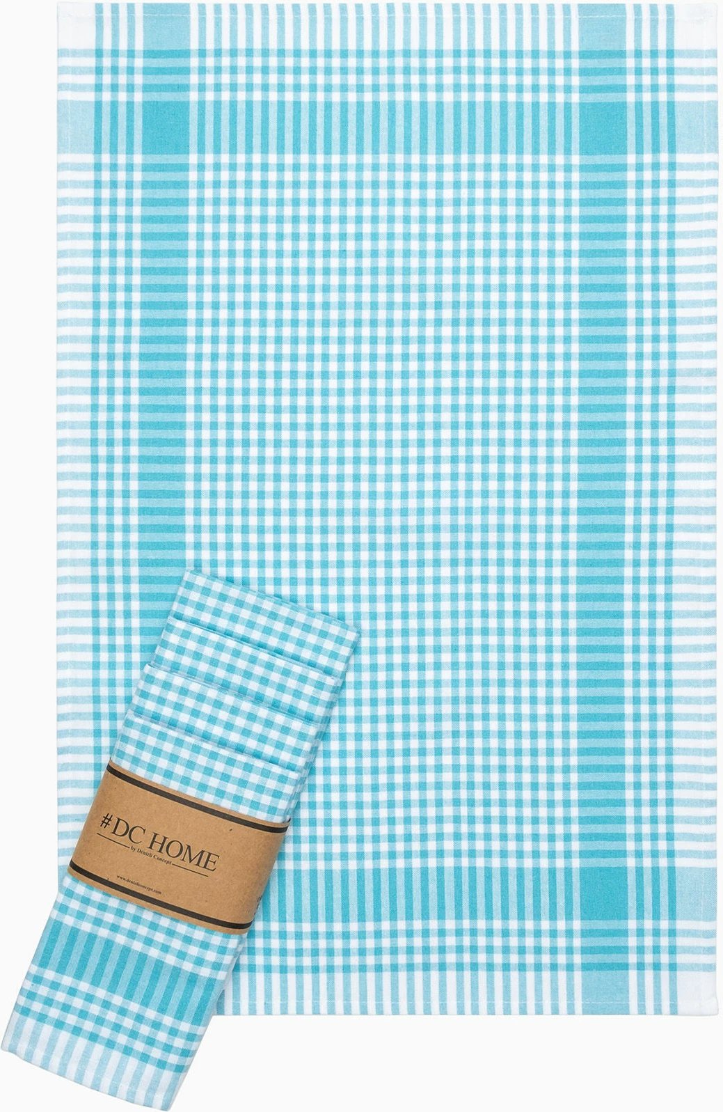 Set peshqirësh për duar (5 copë), Hermia, Poti, ngjyrë tyrkiz