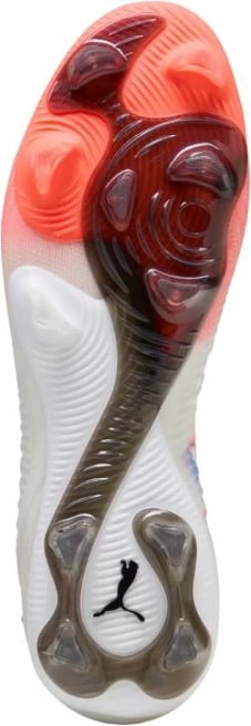 Atlete futbolli Puma për meshkuj, të bardha-portokalli Atlete futbolli Puma për meshkuj, të bardha-portokalli