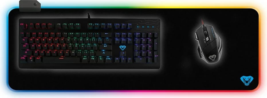 Mauspad Media Tech Gaming MT262, RGB, i zi